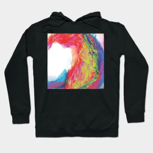 Trippy Psychedelic Wave Painting Hoodie